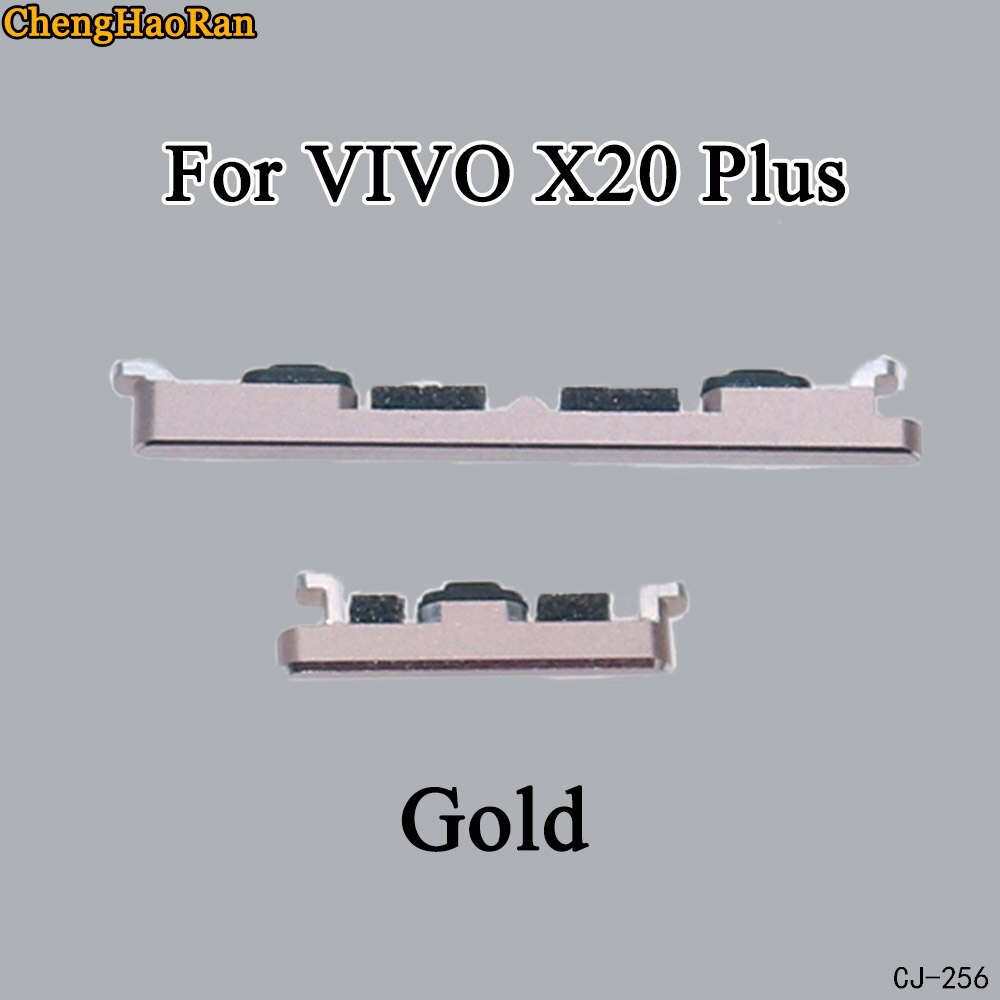 Conjunto Para VIVO X20 X20 1 ChengHaoRan Além de volume de Energia botão mute botão lateral substituição de peças de reparo: X20 Plus-Gold