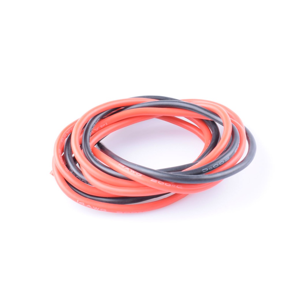 2 meter/los 10awg 12awg 14awg 16awg 18awg 20awg super weiche flexible fabrik gemacht elektrische kupfer silikon draht kabel