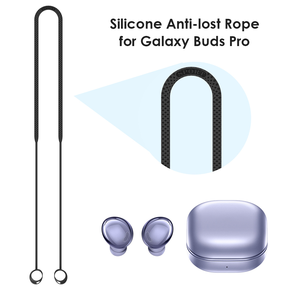 silicone anti perduto cinghia auricolari corda per il collo per SAMSUNG galassia mini cuffie pro senza fili cuffia cordino per collo corda corda corda