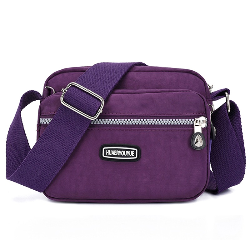 dameshandtassen Casual crossbody schoudertas Dames nylon waterdichte messenger bags voor dames Diagonale tas Reisportemonnees: Chocolade
