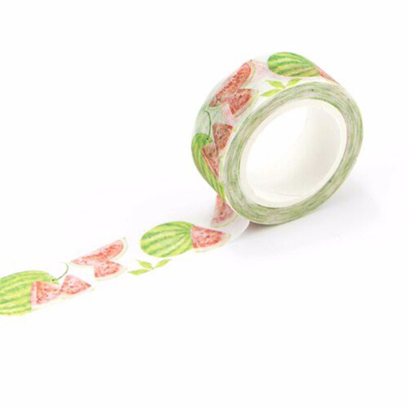 Romantic Floral Paper Washi Tape 15mm*7m Flowers Masking Tapes Decorative Stickers DIY Album Decoration: BG3035
