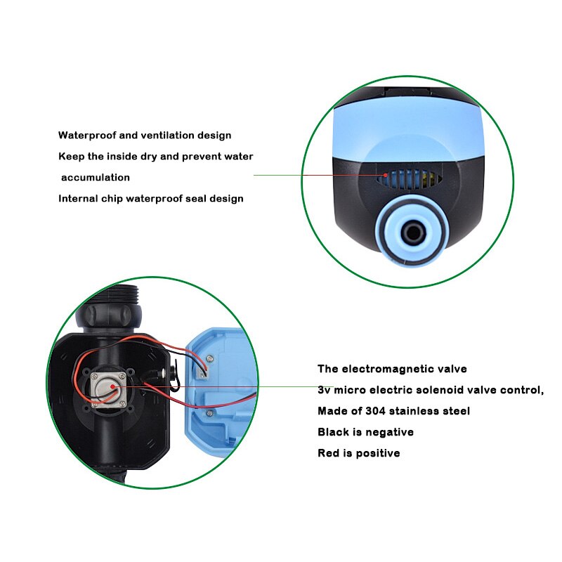 Garten Wasserhahn Wasser Timer Garten Bewässerung WiFi Telefon Intelligente Heimat Fernbedienung Magnetventil Regler System Bewässerung Timer