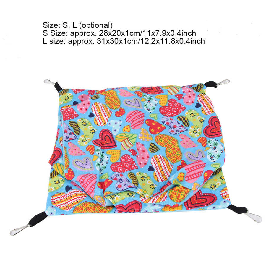 Huisdieren Hangmat Rat Hamster Slaapzak Opknoping Bed Huis Swing Huisdier S/L
