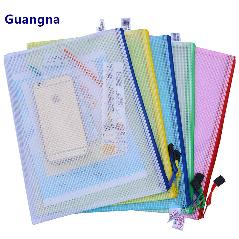 1 pcs Waterproof Clear PVC A3 A4 A5 A6 File Document File Bag For Bill Invoice Note File supplies