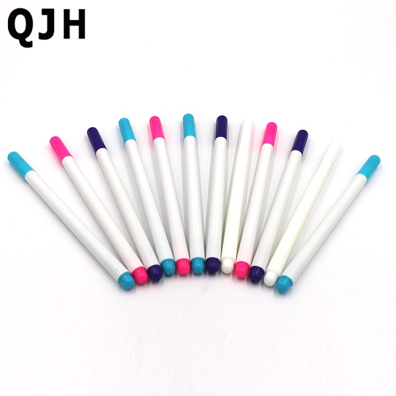 4 pçs marcadores de ponto solúvel ponto cruz água canetas apagáveis ilhó tinta tecido marcação canetas diy bordado ferramentas costura