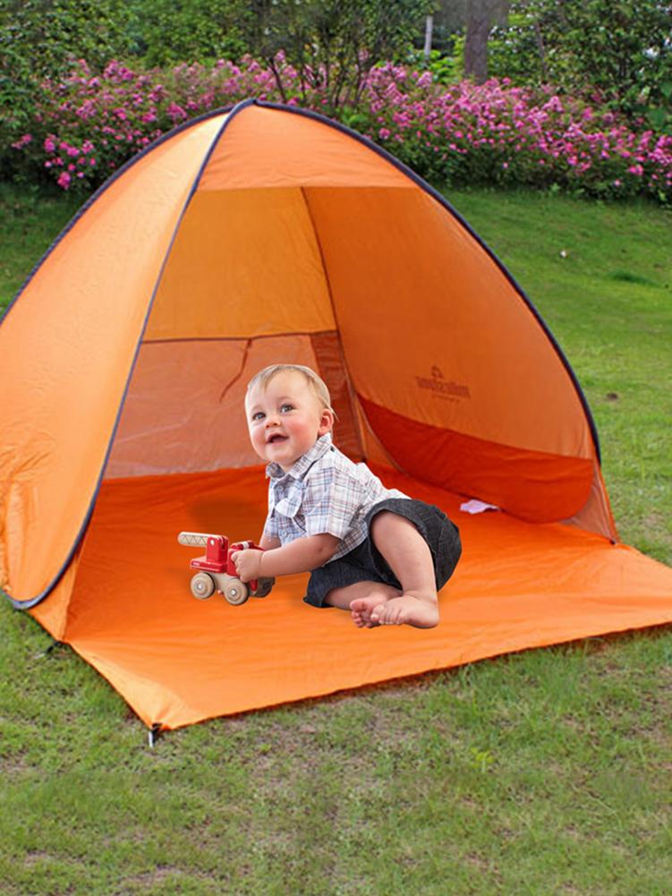 draussen Baby Strand Zelt Schutz Sport Camping Zelt UV Schutz Sommer Zelt für Angeln Picknick Strand Park