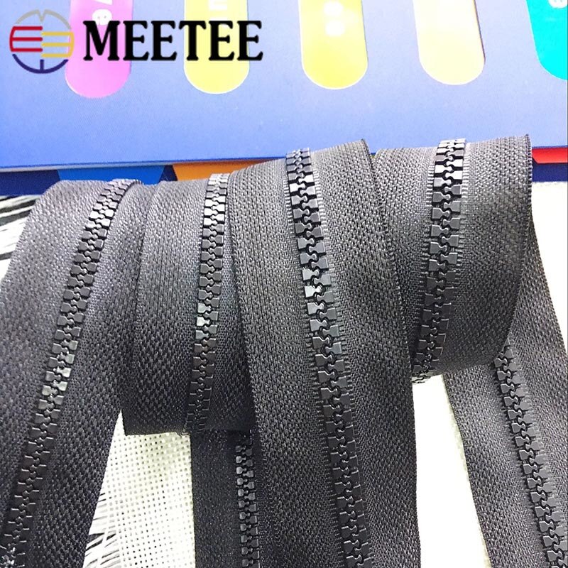 5/8Meter Meetee NO.5 # Open-End Hars Rits Voor Naaien Zak Zip Jassen Jas Down ritsen Diy Kledingstuk Accessoires