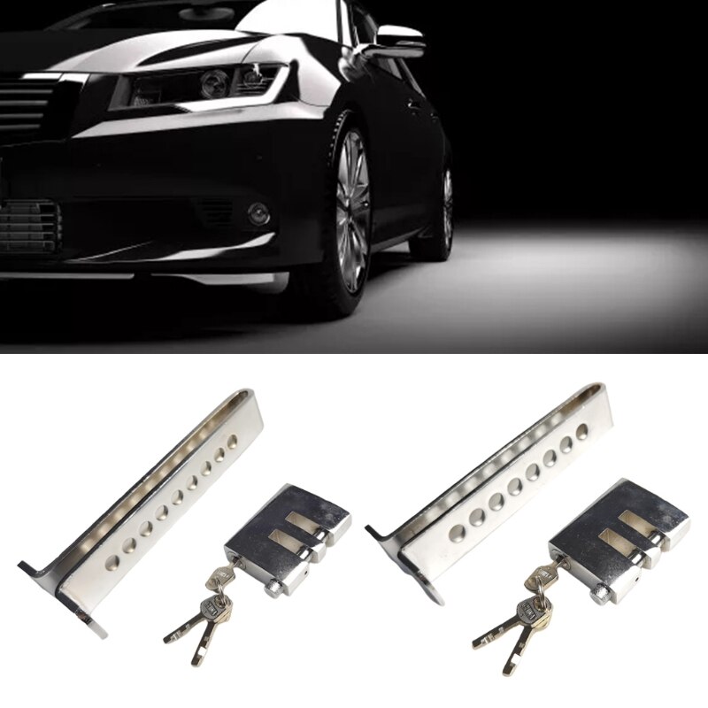 Car Clutch Lock Universal Auto Brake Throttle Accelerator Security Steel Stainless Anti-Theft Tool Pedal Lock