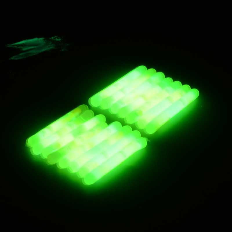 Nieuw 15 Pcs Mini 4.5X36 Mm Glow Vissen Vis Tl Lightstick Licht Nacht Float Rod Lichten Dark Sticks