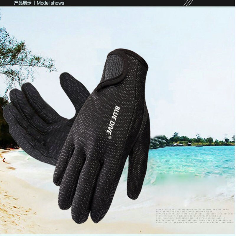 1,5 MM tauchen handschuhe neopren schwimmen tauchen handschuhe neopren handschuh mit sterben magie Stock für Winter schwimmen warme, Anti-Unterhose