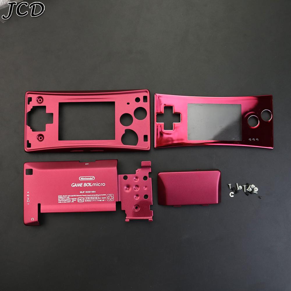 Jcd 6 Kleuren Metal Shell Case Behuizing Voor Gameboy Micro Console Vervanging Cover Voor Gbm: C