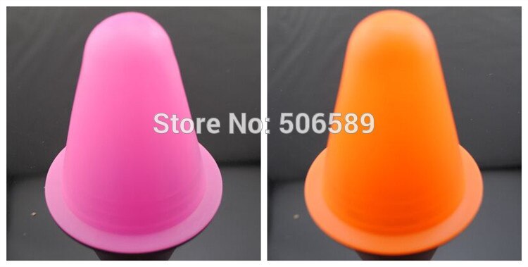 Rodillos con conos de skate, accesorios para patinaje, obstáculos, 6 colores, 20 unids/lote,