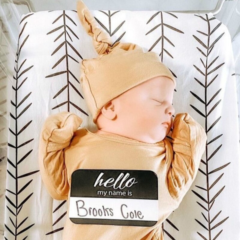 1 Pc Baby Mozes Mand Vel Afdrukken Mini Cradle Beddengoed Protector Wieg Zorg Veranderende Tafel Pad Matras Verwijderbare Cover