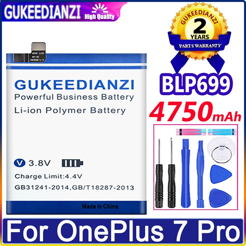 Replacement Battery For One Plus OnePlus 1 2 3 3T 5 5T 6 6T 7 7T pro 8 8T 1+ Nord N100 BE2011 for OnePlus5 OnePlus6 OnePlus7: BLP699