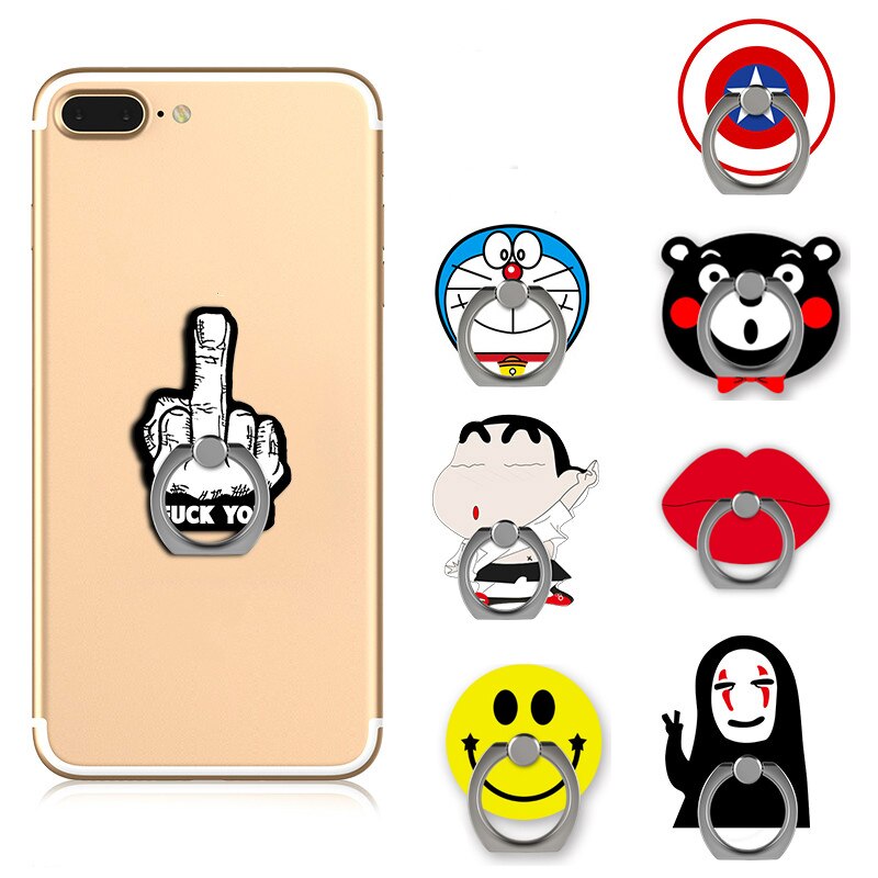 Telefoon autohouder voor iphone 8 x 6 7 huawei mate 10 lite 360 graden draaibare magneet mobiele ring ondersteuning telefoon ringstandaard