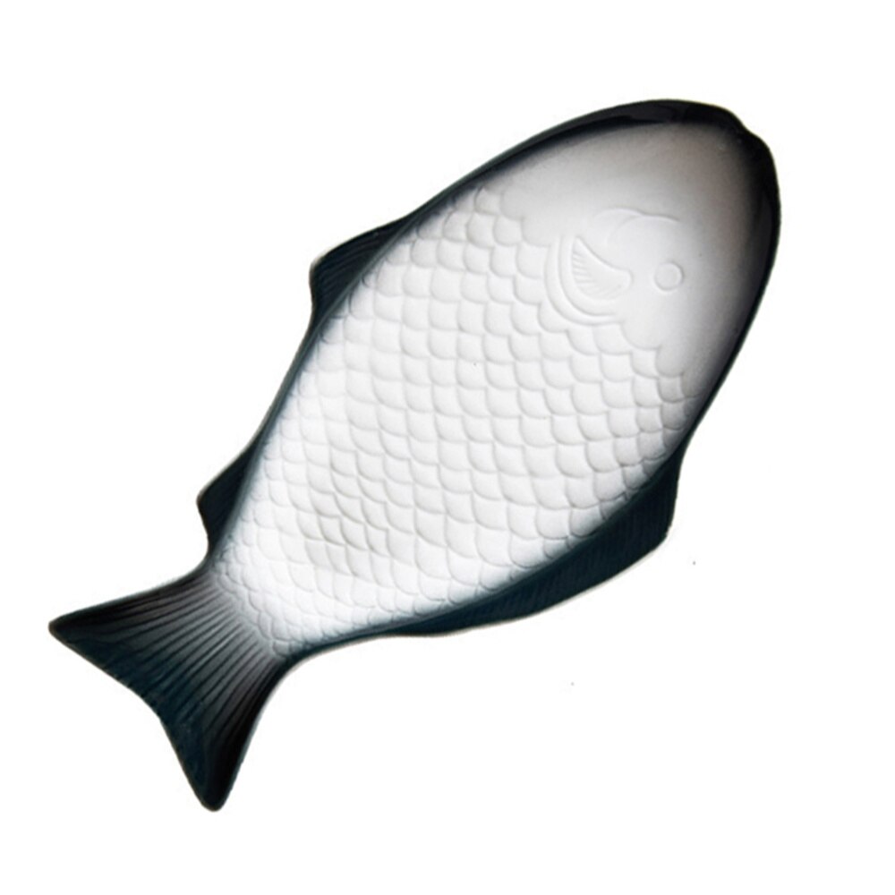 1pc -tallerken fiskformet keramisk bordservice snackopbevaring fiskepande til restauranter festlige sammenkomster