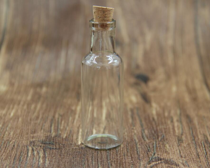 1 stk 12/15/25/ 35ml glasflasker ønskeflaske tomme flasker prøveopbevaring gør-det-selv dekoration håndværk driftflaske krukker bryllupsindretning: 30 x 90 x 11mm 35ml