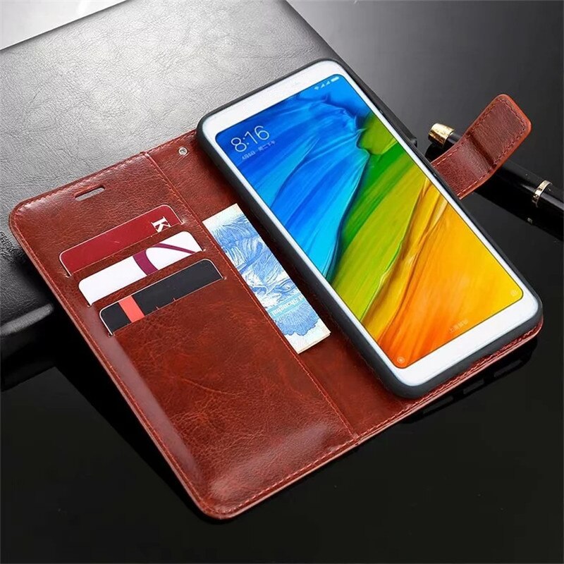 PDGB Wallet Leather Case for ASUS ZenFone Max M2 ZB632KL Pro M1 ZB602KL ZB601KL ZB631KL Book Style Flip Case Soft Cover