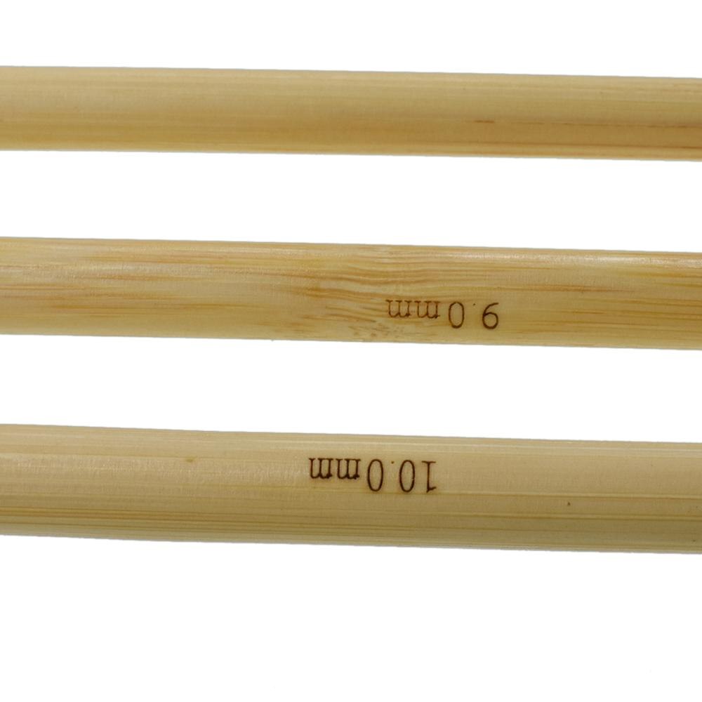 Kit de costura de agujas de lana de madera, agujas largas de ganchillo, herramientas y accesorios para tejer ganchillo, hilo de ganchillo