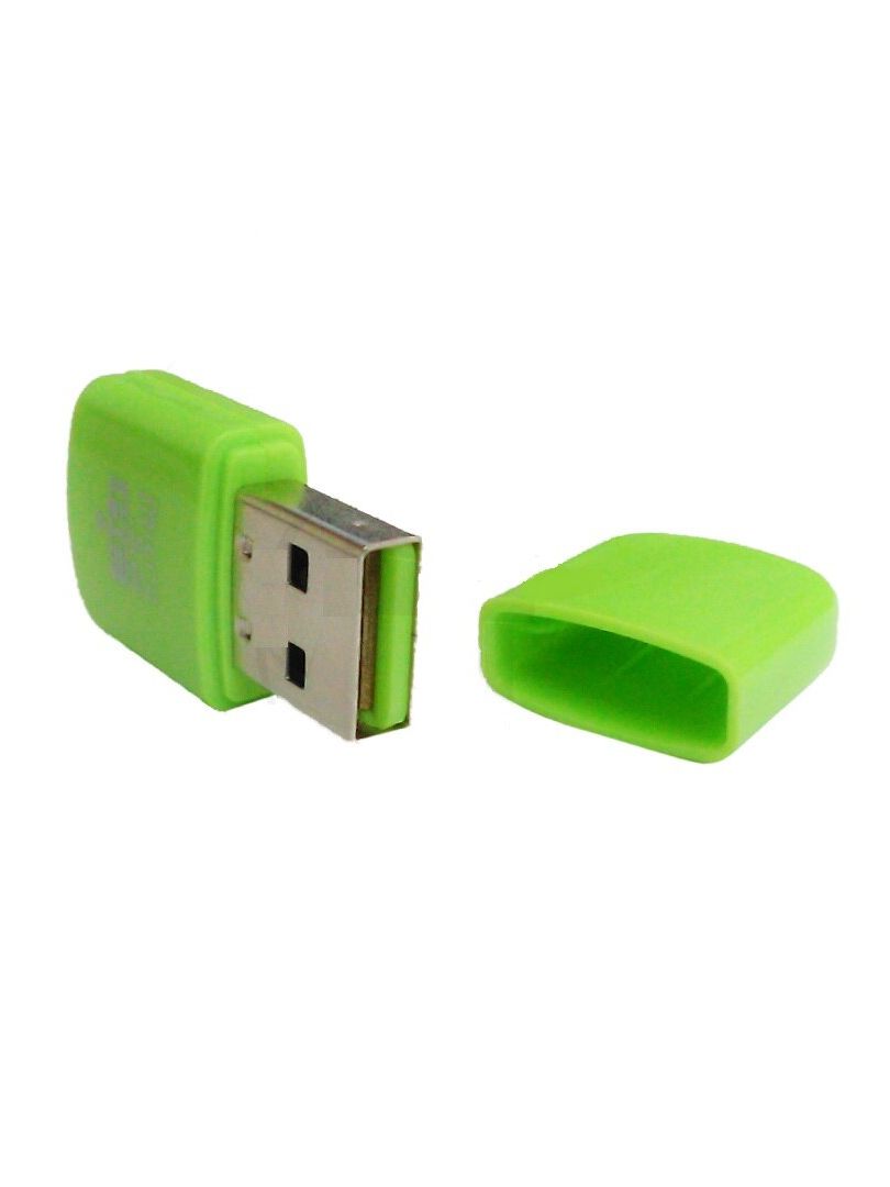 Micro SD card reader adapter from 3 pieces to USB microSD to USB. Supports cards up to 128 Gb, from Spain