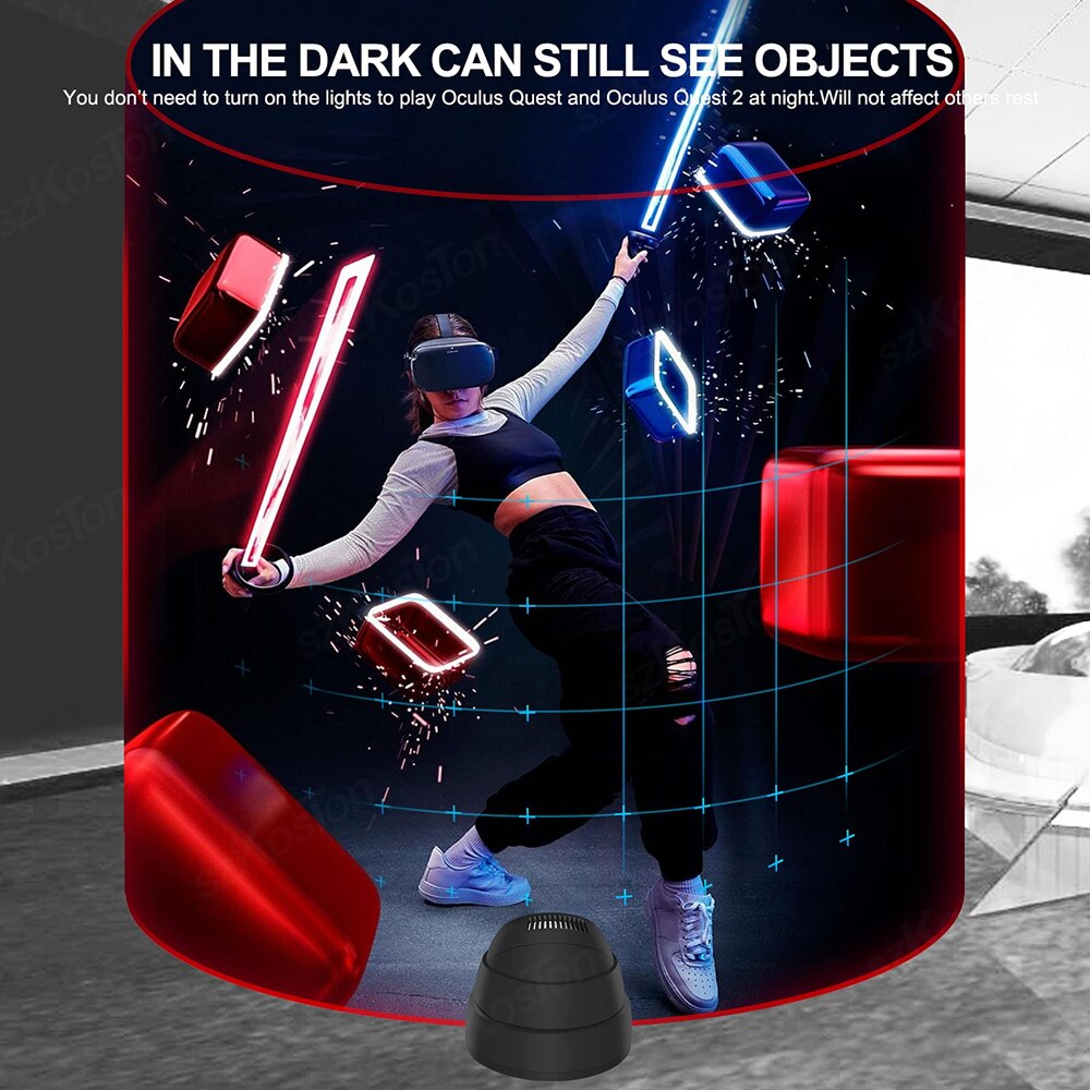 Voor Oculus Quest 2 Accessoires Onzichtbare Infrarood Licht Vr Led Night Verbeteren Hand Tracking Verhogen Gevoeligheid Camera Lamp