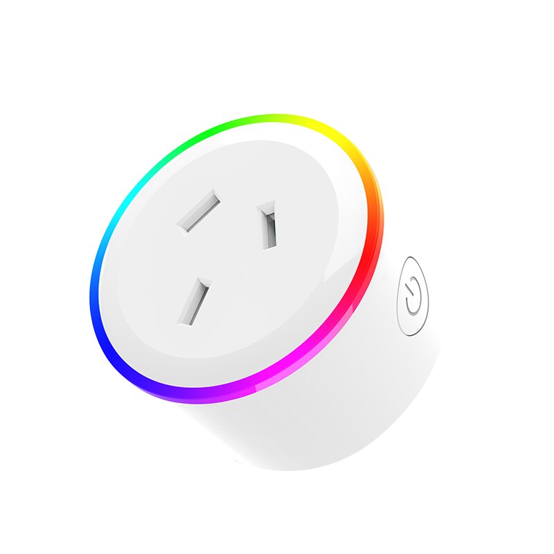 Frankever australia smart støpsel wifi smart stikkontakt fargerik zealand au støpsel smart hjem 10a tuya smart liv alexa google hjem: misligholde tittel