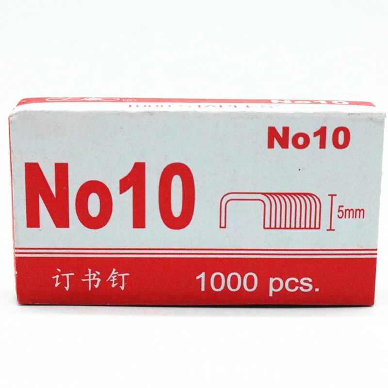Standard Staples, Mini Paper Binding Staples No. 10 Staples, 5mm Height, 900 Per Box, for School Study Office Supplies