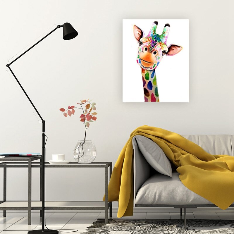 5D Diamond Painting Giraffe Animals Cross Stitch Mosaic Diamond Embroidery Picture of Rhinestone Home Decor