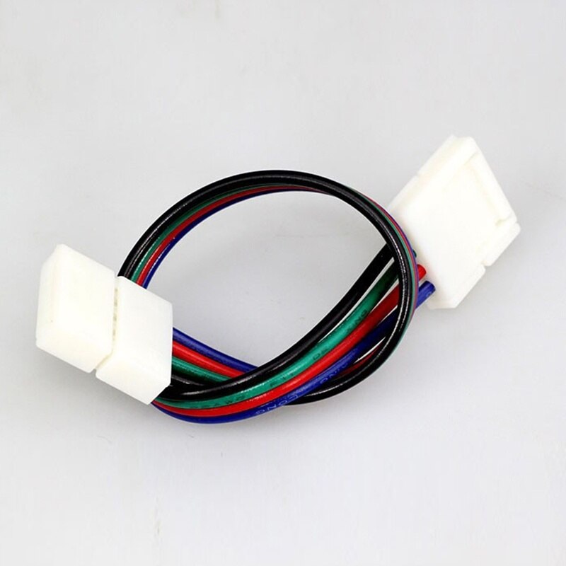 1Pc 24-Key RGB Controller RGB Set Infrared Remote Control RGB Light Strip Dimmer: 4 pin two Connector