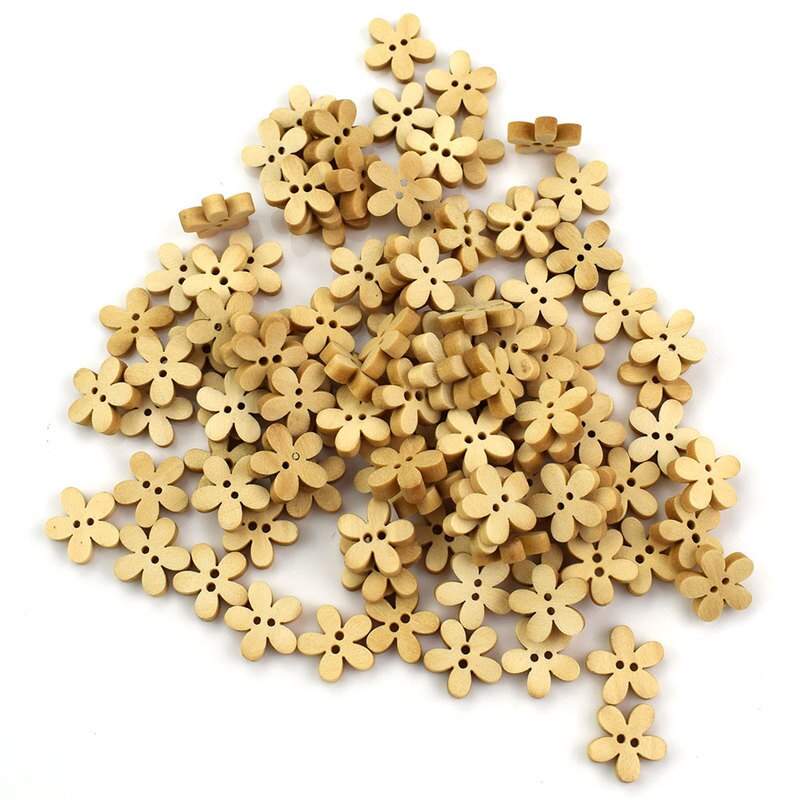 50 stuks natuurlijke houten knopen voor kleding, kinderen, naaien, knopen, scrapbooking, knutselen, doe-het-zelf, baby, kinderen, decoratie, 12mm houten knopen