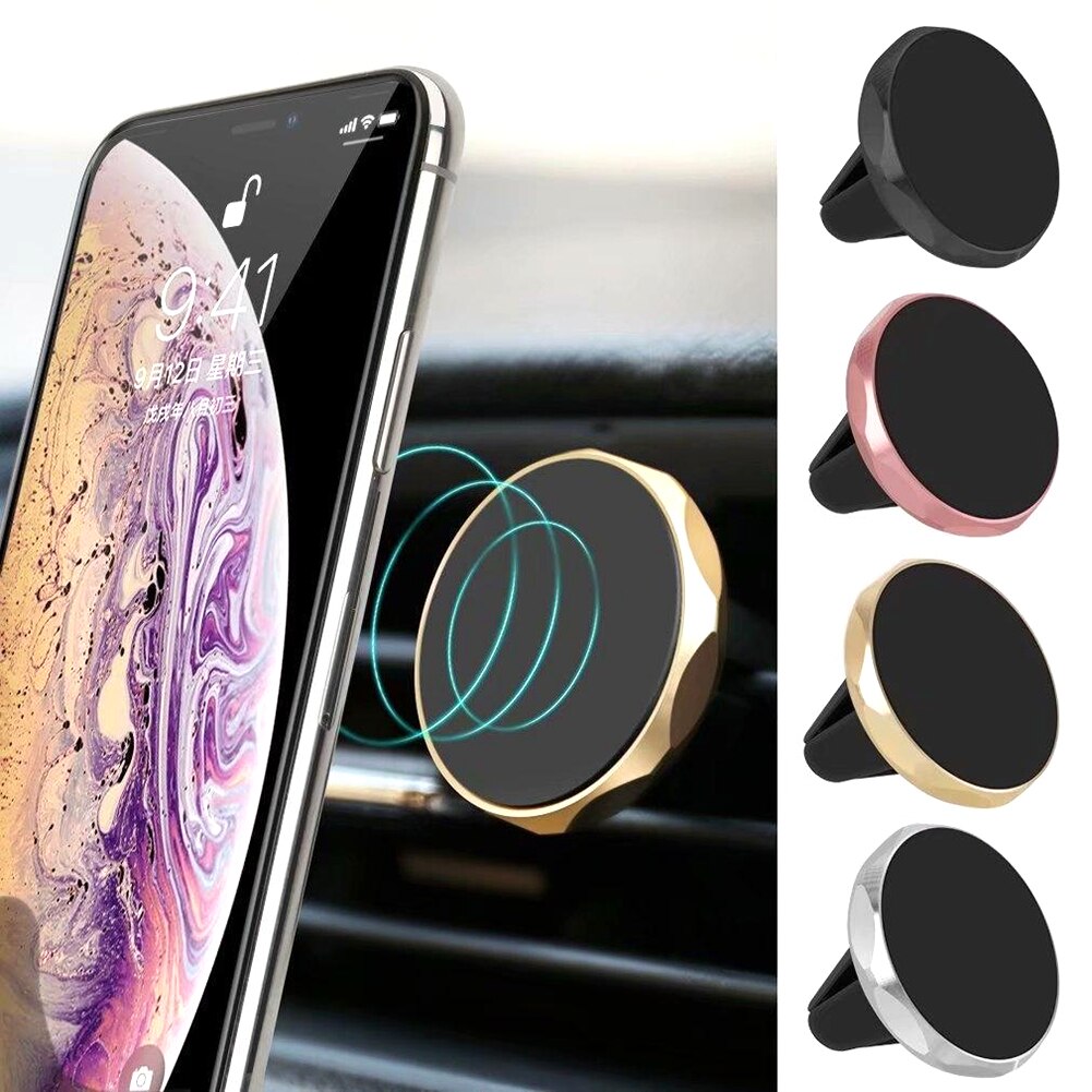 Magnetic Car Phone Holder For iPhone Samsung Magnet Mount 360 Rotation Car Holder for Phone in Car Phone Holder Stand