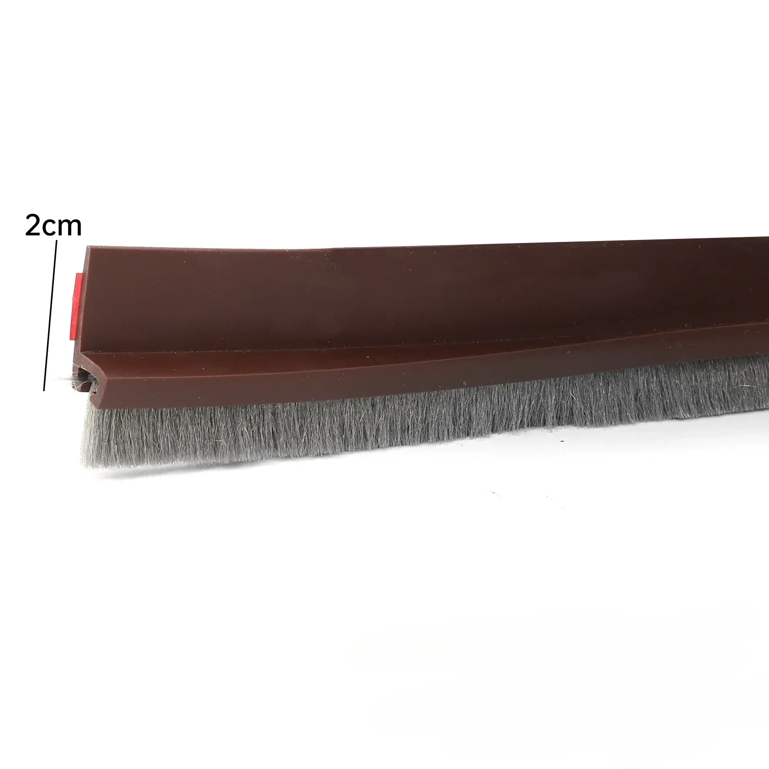 1/5M Door Sealing Strips Self-adhesive Door Bottom Gap Filling Insect Proof Brush Strips Windproof Soundproof Gap Weather Strips: camel / 5M