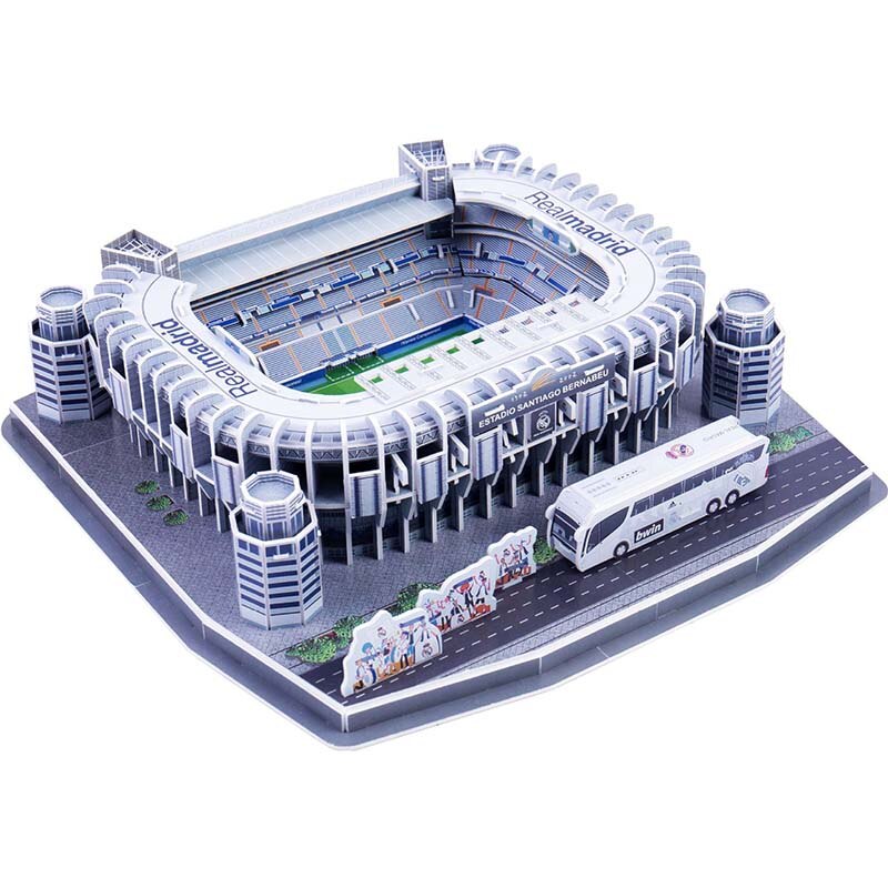 3D Stereo Puzzle Soccer stadium Russian football stadium children's puzzle DIY collage assembled toys: 110