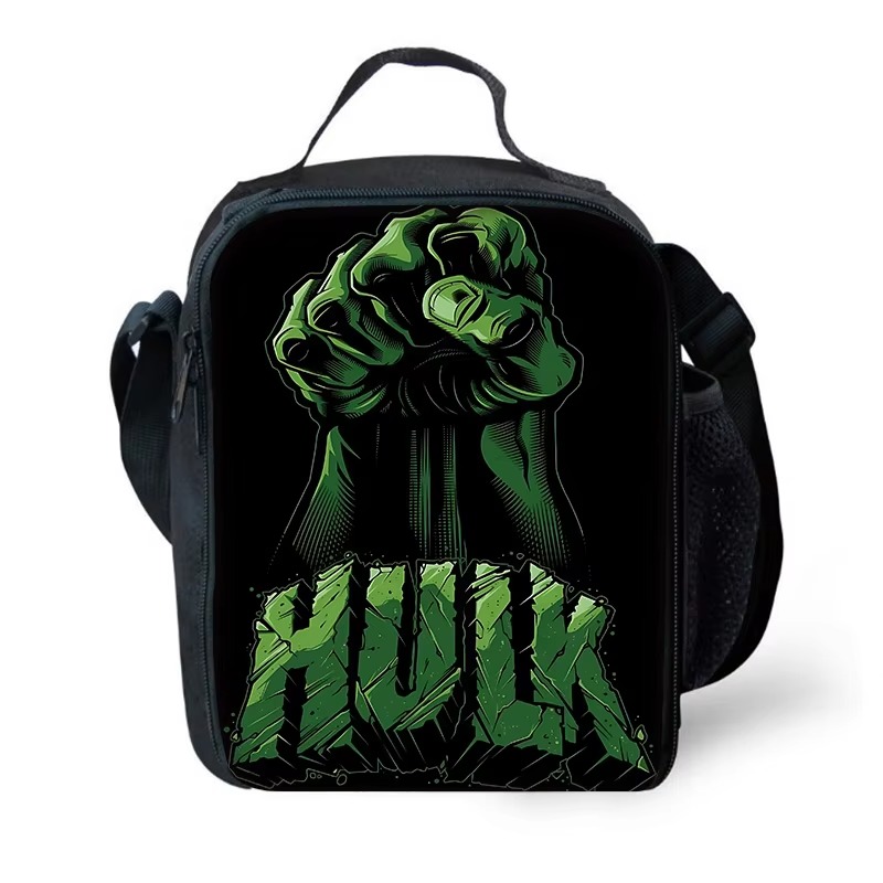 Mochila escolar para niños Marvels Super Heroes Hulks con bolsas para el almuerzo, bolsas para lápices, mochilas escolares para niños y niñas, el mejor: Caqui