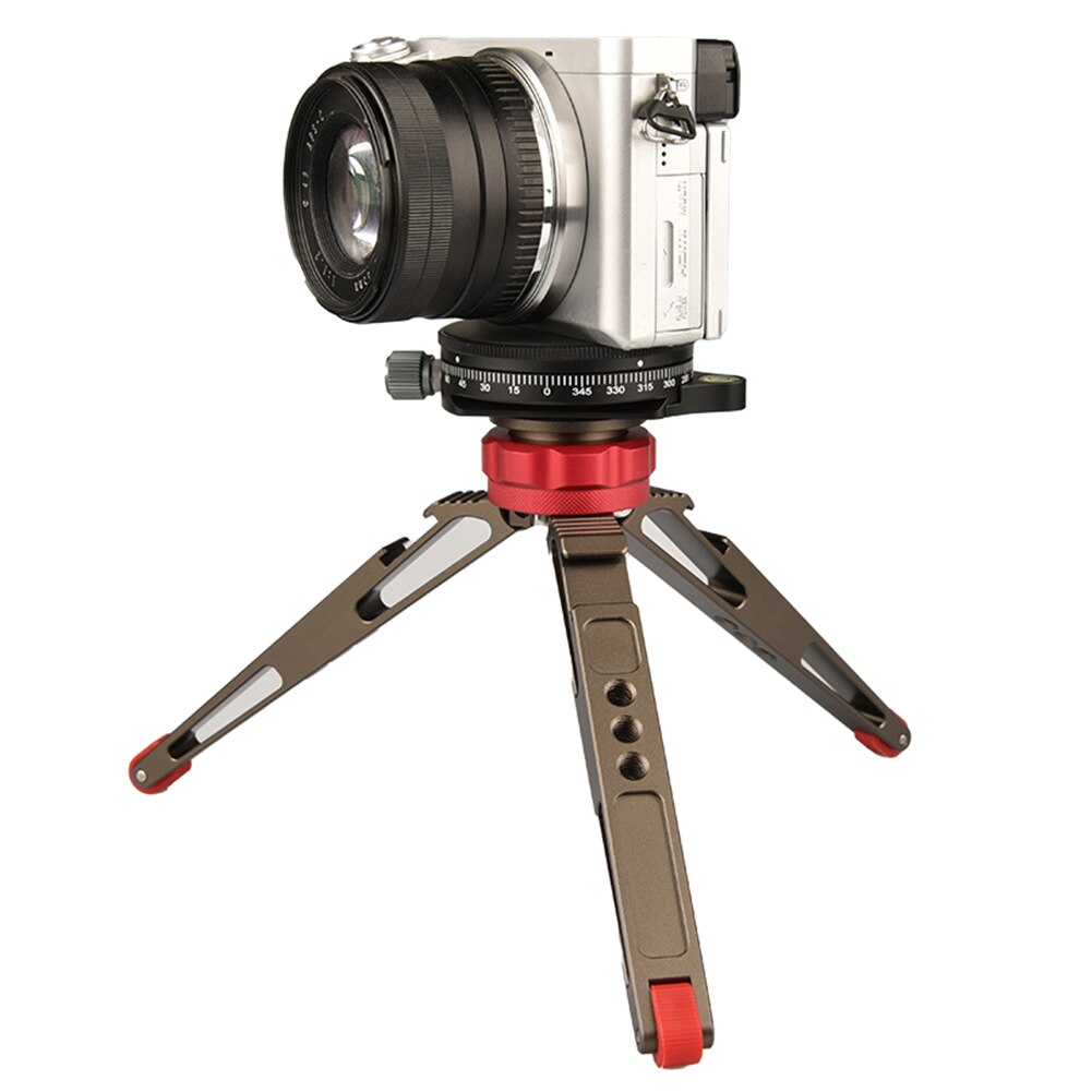 Rotating Ballhead Panoramic Tripod Head Camera Stabilizer Leveling Base Adapter Adjustable Gimbal Shooting Camera Accessores