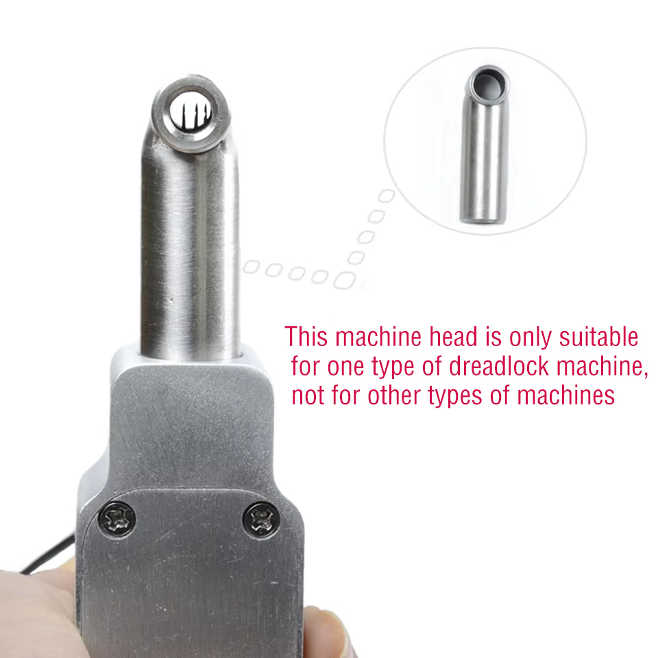 Dreadlocks Maker Mechaniken Dreadlock-Maschinenzubehör Es ist für Dreadlock-Maschinen mit festem Modell geeignet, nicht universell