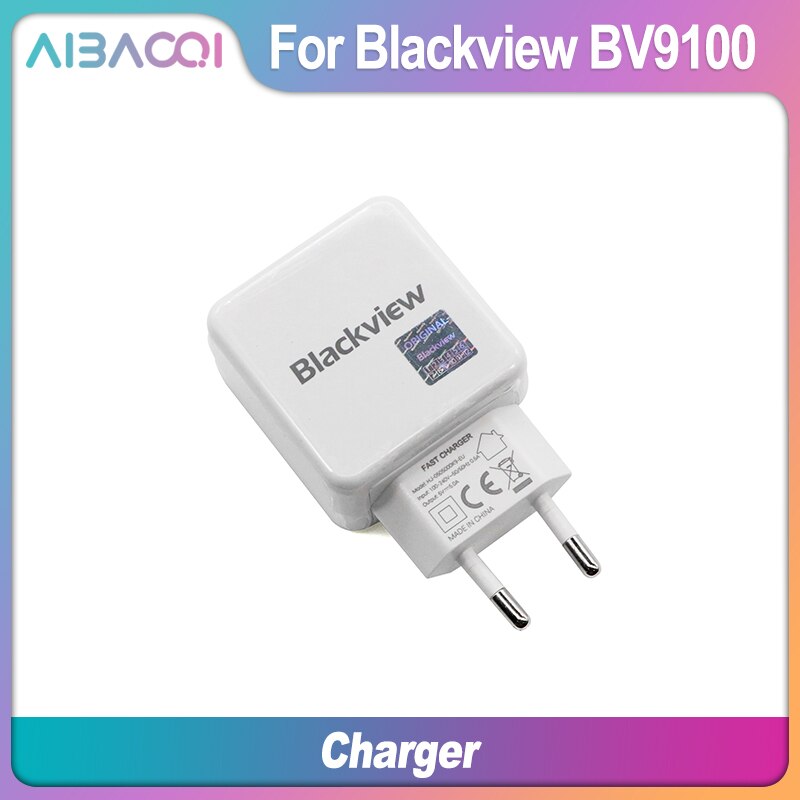 USB originale Adattatore del Caricatore UE di Corsa Della Spina di Potere di Commutazione di Alimentazione + Usb Cavo Dati Cavo di Linea per Blackview BV9100 Del Telefono