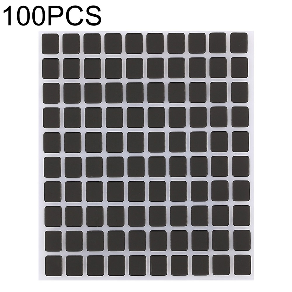 iPartsBuy 100 PCS Display Screen Black Stickers for iPhone X