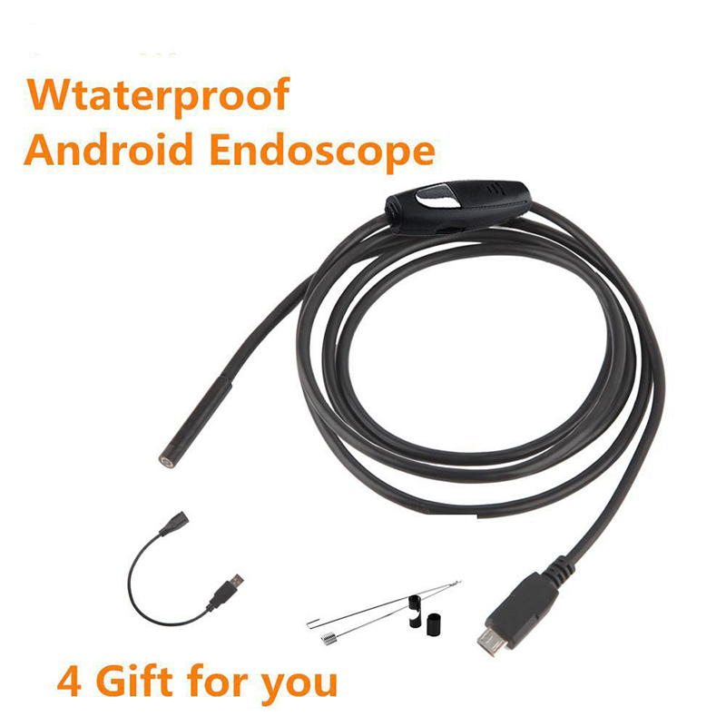 Endoscoop Flexibele Endoscoop Universele Multifunctionele 1M 7MM Android Camera 1.5M Endoscoop Camera LED Telefoon 6LED IP67 Lens