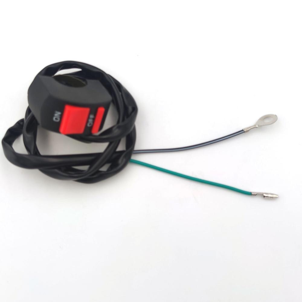 Motorcycle Starter Switches Bullet Connector Handlebar Switches ON/OFF Button Connector Push Button Switch
