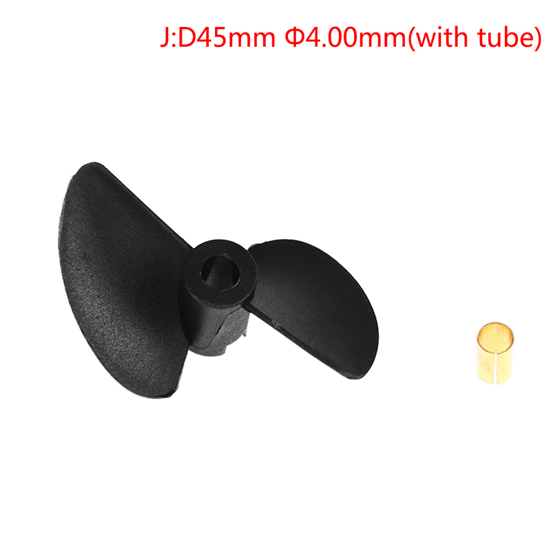 Hélice de dos palas para barco a control remoto, Modelo CW, paleta de nailon P40, hélice de eje de barco, diámetro 27/30/32/35/38/40/45/47MM: Verde claro