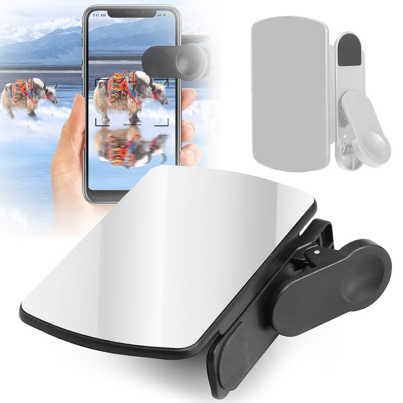 Neue einstellbare Smartphone Kamera Spiegel Reflexion Clip Bausatz Kamera Selfie Reflektor Reise Telefon Reflektor Aufnahme zubehör