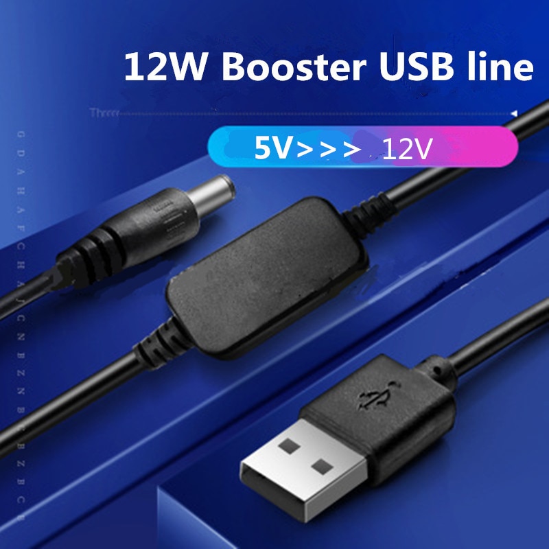 USB Boost Converter DC 5V om 12V 1A USB Step-up Converter Kabel 12w Voor Power /Lader/Power Converter