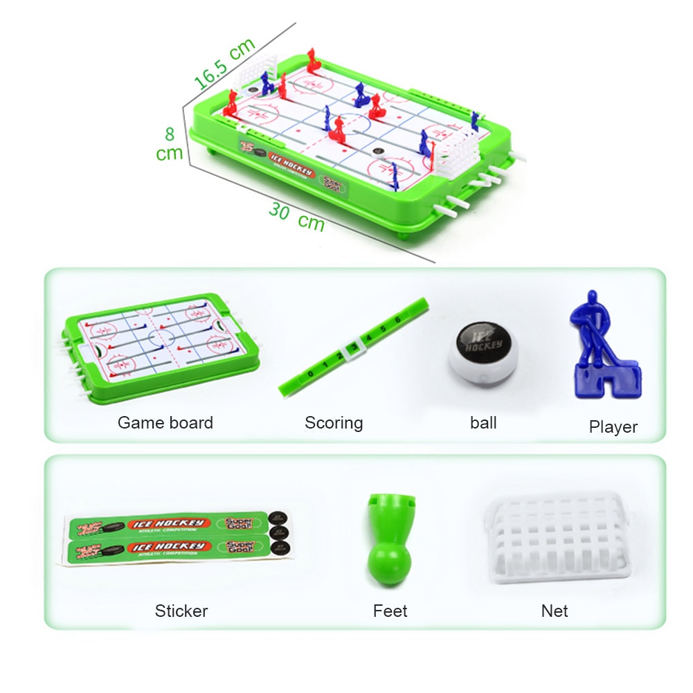 Tafelblad Spel Voor Jongens Mini Staaf Hockey Tafel Top Accessoires Familie Speel Game Set M09