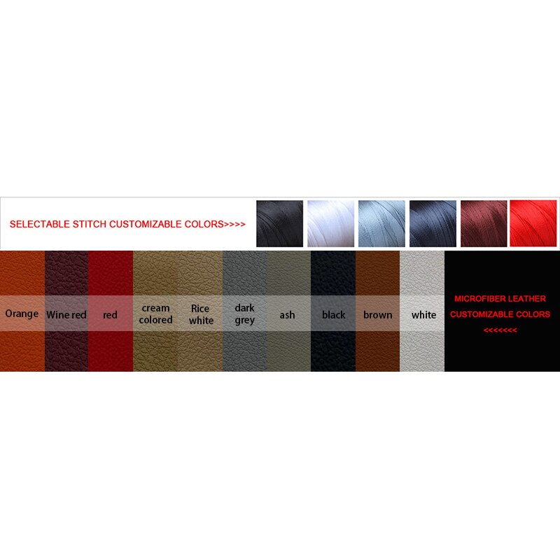 Couverture de porte accoudoir de voiture en cuir, garniture de panneau, pour Peugeot 307 2004 2005 2006 2007: customize color