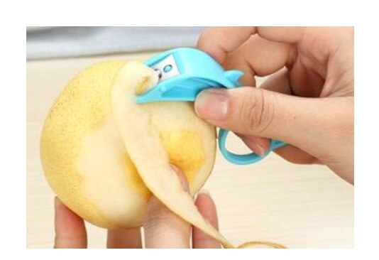 Monitoimirengas turvallinen kuorija hedelmänkuorija muovi appelsiinin kuorintakone omenan kuorintaveitsi товары для кухни