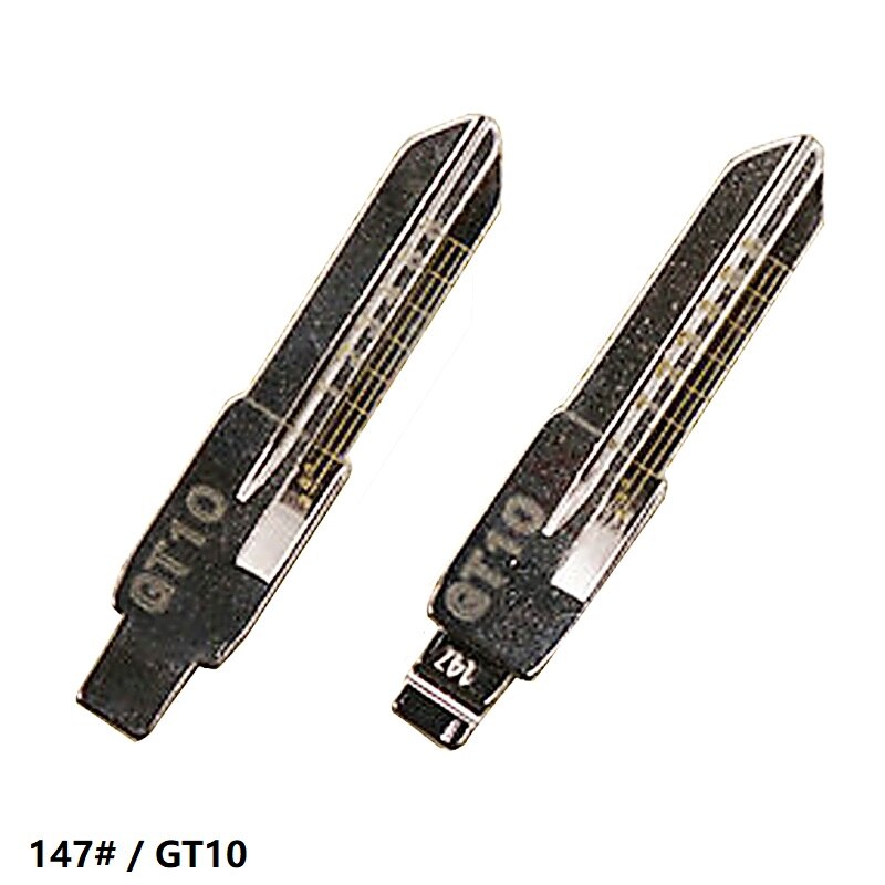 GT10 Gegraveerde Lijntoets Leeg 147 # Schaal Scheren Tanden Sleutelblad Voor Iveco Autosleutel