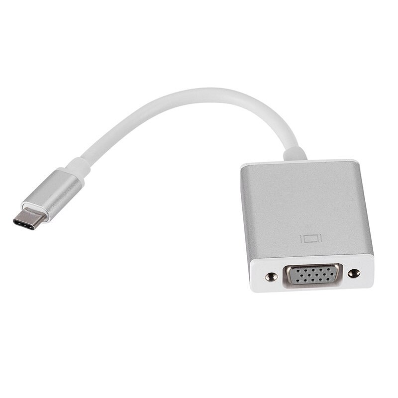 Type-C to VGA Adapter Cable 1080P USBC 3.1 to VGA Converter Cable: Default Title