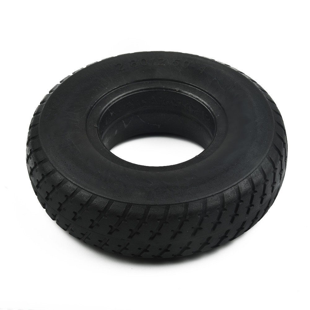 Batterij Auto Effen Band 2.80/2.50-4 Oudere Scootmobiel Niet-inflatende Band Polyurethaanrubber 1pc Praktisch Nuttig