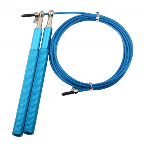 3M Jump Ropes Sports Fitness Adjustable Fast Speed Jump Skip Rope no noise Skipping Wire For Fitness Skip Training: Blue